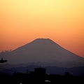 写真: 富士山　夕焼け2
