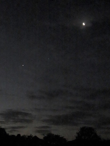 写真: 月＆木星＆金星_6441