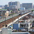 写真: 東京メトロ千代田線6000系と常磐線E531系電車のすれ違い