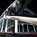 写真: 白鬚橋 夜景