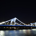 写真: 清洲橋 夜景
