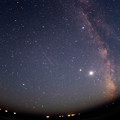 写真: ペルセウス座流星群