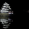 闇夜の松本城