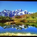 「写真投影」・仙人池に映る剱岳の岩峰艶姿