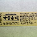 ４５９７枚目「道の駅・木曽福島」記念切符裏面