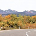 写真: 県道84号乗鞍岳線にある駐車場から乗鞍岳
