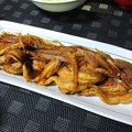 写真: 豚ロースの生姜焼き