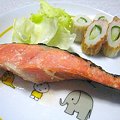 写真: 鮭の西京漬…