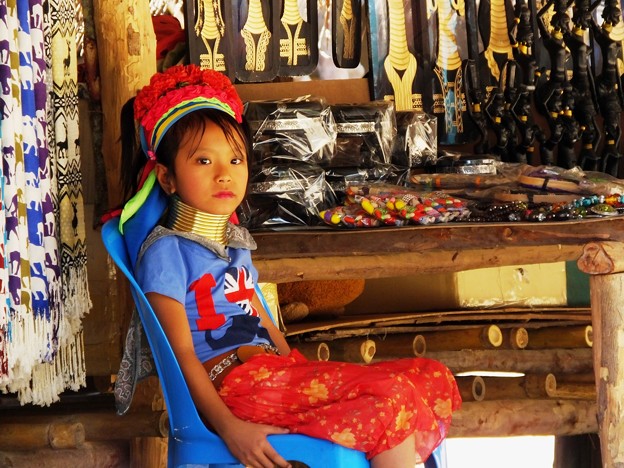 Thailand  Chiang Mai（バーン･トン･ルアン　カレン族＜少数民族＞）