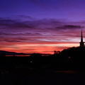 Sunset &amp; Church Steeple