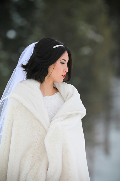 写真: Snow Bride
