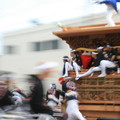 写真: ９月１５日岸和田だんじり祭り　やりまわし