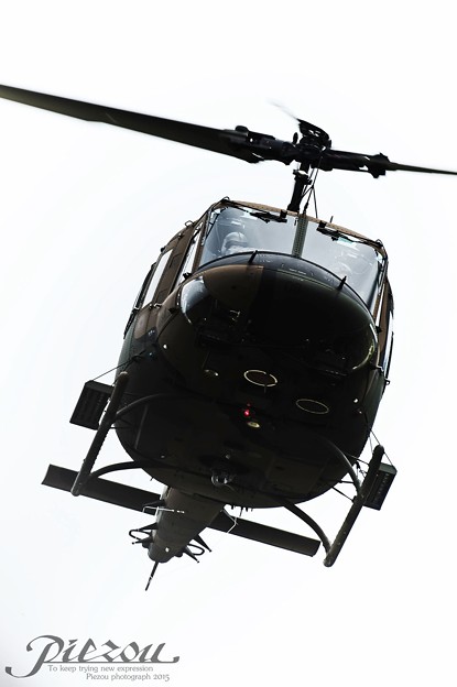 UH-1 陸自ヘリ訓練展示