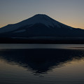 富士の夕暮れ@山中湖20160211