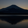 富士の夕暮れ@山中湖20160211