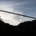 写真: 竜神峡大吊橋