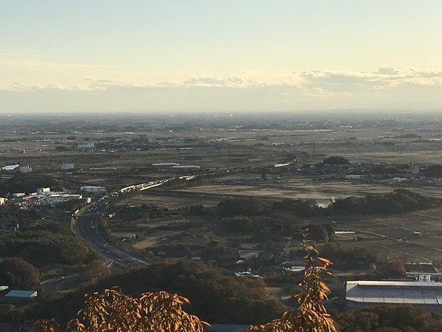 写真: 富士見台からの眺め(南)