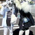 写真: 白い虎さん と レフカダ楓