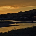 写真: 黄昏の鏡川.1