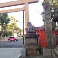 生田神社(2)−鳥居と狛犬