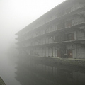 霧の小樽運河倉庫