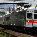 長津田駅開業45周年記念ヘッドマーク付きの8606F