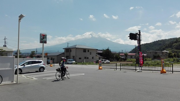 富士吉田の富士山