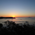 写真: 瀬戸内海の日の出（室津）