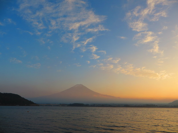 写真: 今年最後に会った富士山