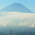 写真: 9月17日朝の富士山。