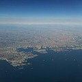 Photos: 空から見た横浜と東京