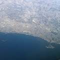 Photos: 空から見た江ノ島と湘南