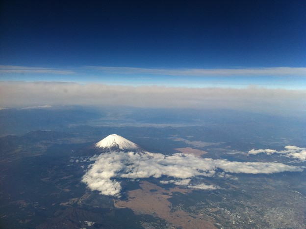 Photos: 空から見た富士山