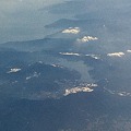 空から見た芦ノ湖