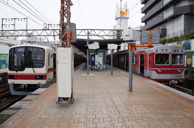 写真: 神戸電鉄 5000系 5004Fと3000系 3010F