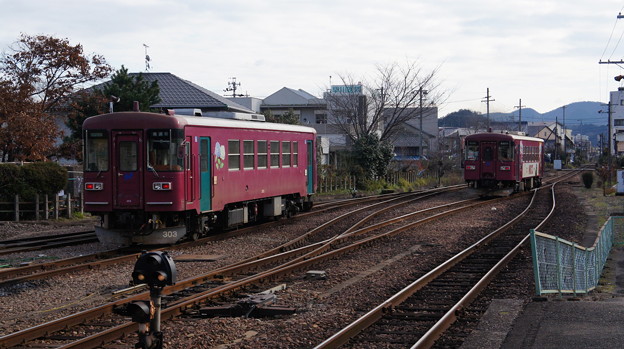 写真: 長良川鉄道 ﾅｶﾞﾗ300形 303と305
