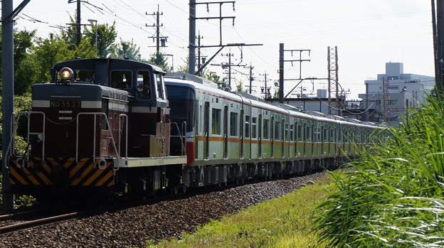 名古屋臨海鉄道 ND552 7+名鉄3308F+3309F