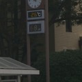 写真: 市役所前の温度計