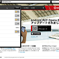 写真: Opera Mobile for Windows：設定