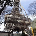 写真: 名古屋テレビ塔、現在工事中：縦パノラマ_01