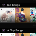 写真: iTunes Store等のランキングを表示する「Top Chart Widget」No - 9：音楽は試聴も可（※1.2.2は不具合なのか、試聴できず…）