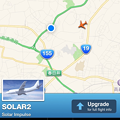 写真: Flightrader 24：桃花台に近づいて来た「ソーラインパルス」 - 5