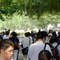 写真: 「ポケモンGo」をやりに来た人たちでごった返す鶴舞公園 - 5