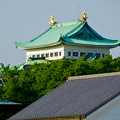名古屋能楽堂前から見た名古屋城天守閣