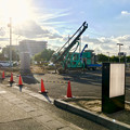 写真: 店舗の建設が始まった（？）春日井市民病院前交差点の旧・がってん寿司跡地 - 1