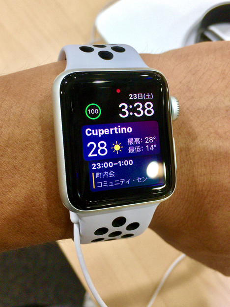写真: Apple Watch Series 3 No - 9：WatchOS 4で追加された新しいWatch Face「Siri Watch Face」