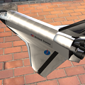 写真: 3Dモデル共有サービス「Sketchfab」公式アプリ - 103：3DモデルをAR！（スペースシャトル「アトランティス」）