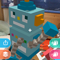 写真: ブロックを積み上げて3Dモデルが作れるARアプリ「Makebox AR」 - 10