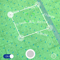 写真: 床面の長さや面積を測れるARアプリ「HakaruAR」- 9：単位を『inchi』に変換