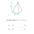 立方体などの3DオブジェクトをAR表示できる「OkeruAR」 - 4：三角錐（数値入力画面、入力済み）